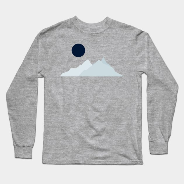 Blue Moon Long Sleeve T-Shirt by L'Appel du Vide Designs by Danielle Canonico